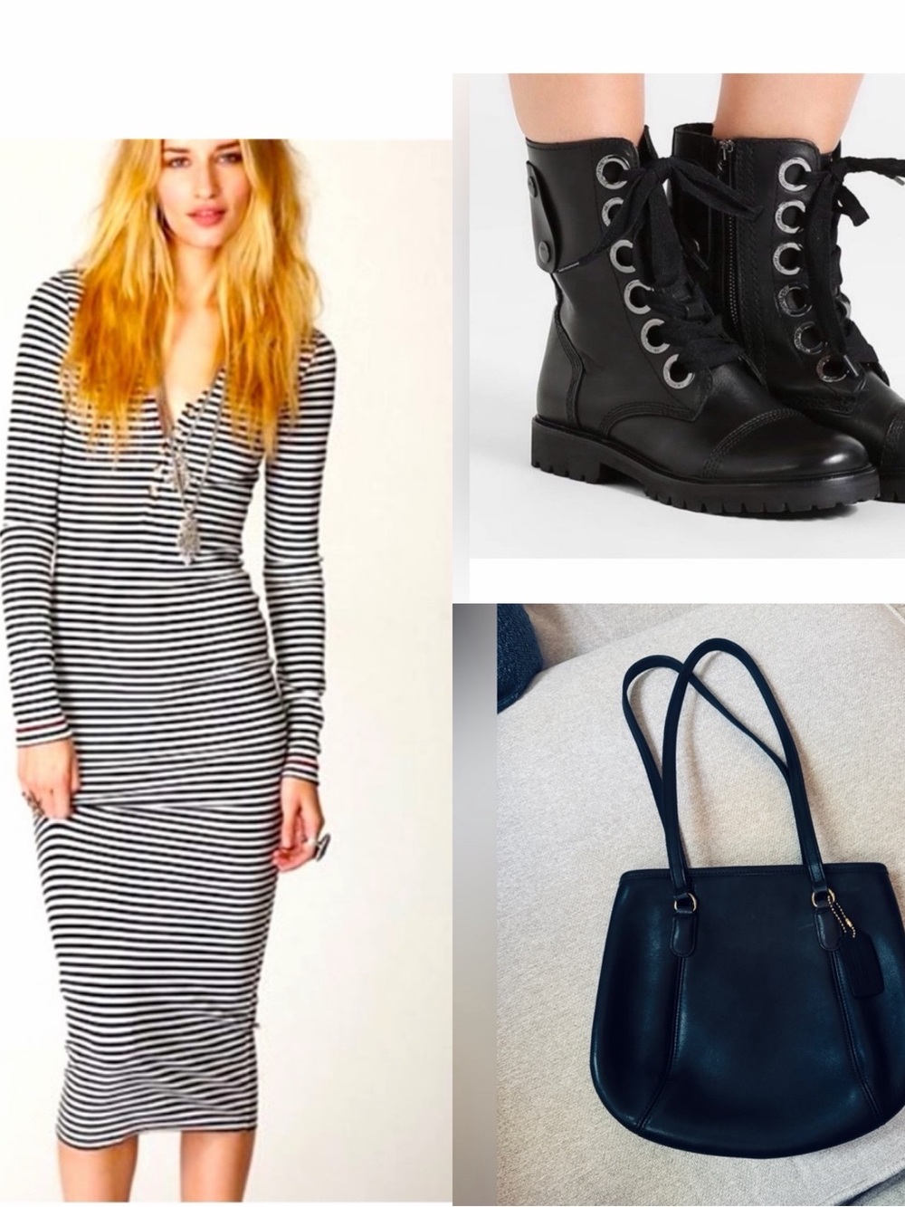 Free People Beach Striped 90’s Dress
